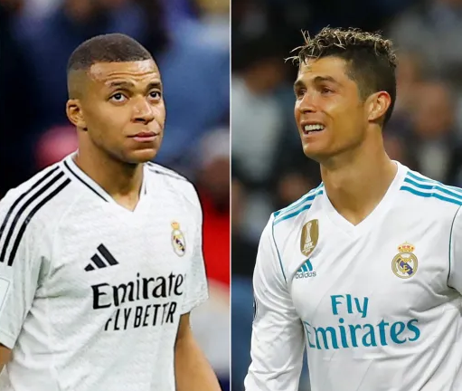 مبابي يقترب من تحطيم رقم كريستيانو رونالدو مع ريال مدريد 3 مبابي يقترب من تحطيم رقم كريستيانو رونالدو مع ريال مدريد