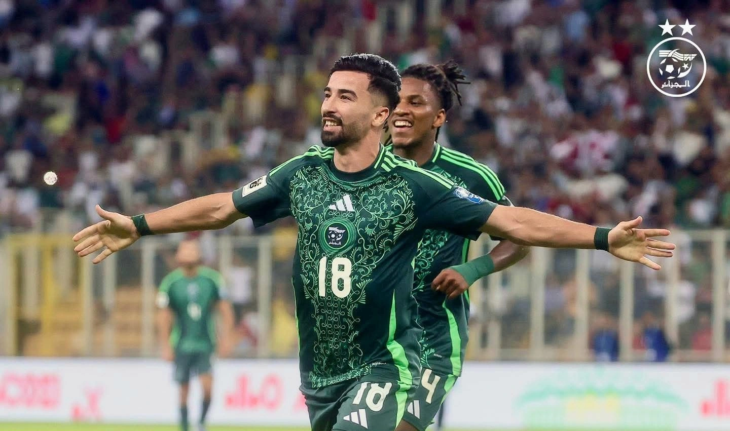 أرقام و إحصائيات المنتخب الوطني الجزائري في تصفيات كأس العالم 2026 3 عدد أهداف عمورة مع المنتخب الوطني 2025