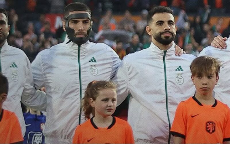 التشكيلة الأساسية للمنتخب الوطني الجزائري لمواجهة الأرجنتين
