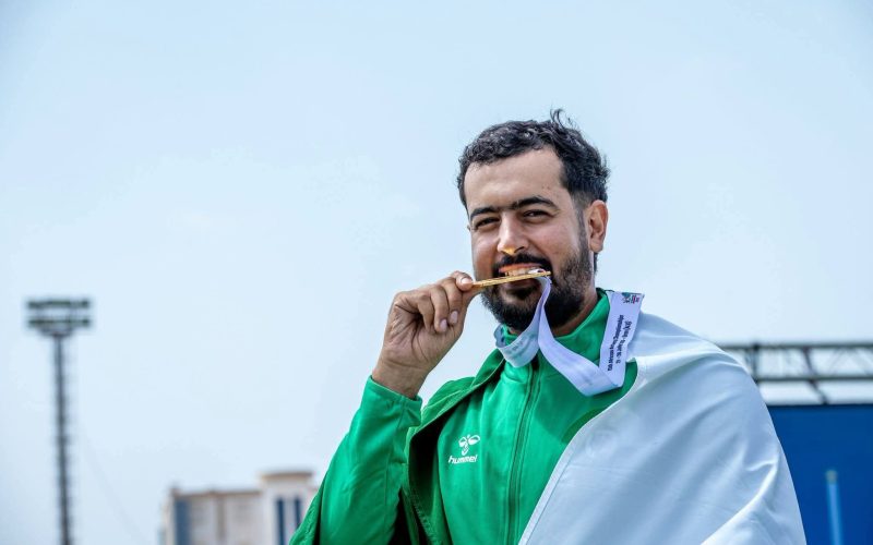 عماد الدين بكري يمنح الجزائر ذهبية ويتربع على عرش إفريقيا