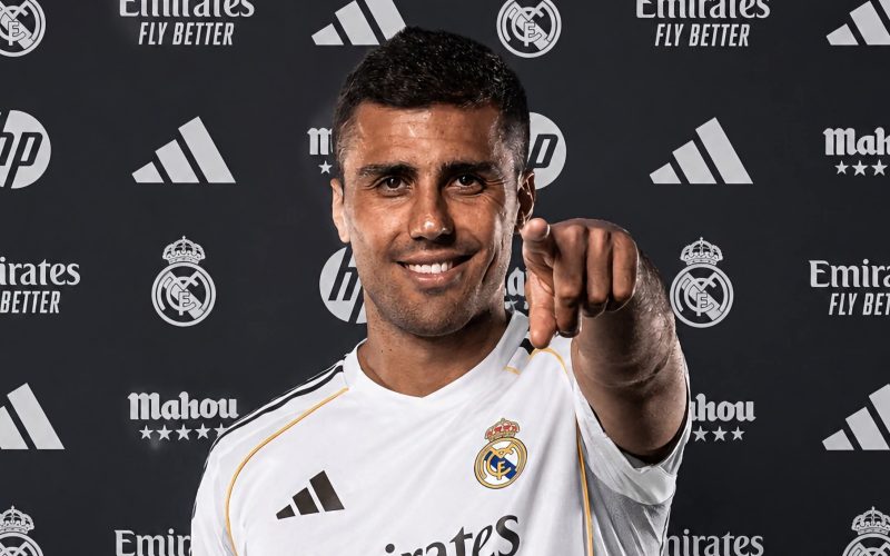 رودري إختار الرقم 16 مع ريال مدريد