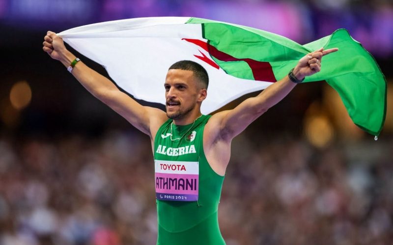 البطل البارالمبي إسكندر جميل عثماني يحسم سباق 100 متر في البطولة الوطنية