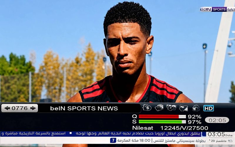 التردد الجديد لقناة beIN SPORTS الإخبارية على نايلسات