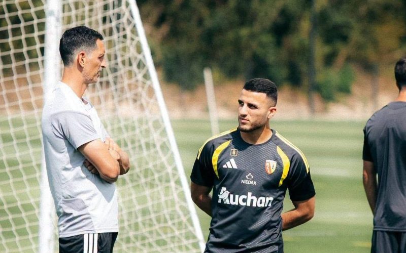 أول ظهور لياسين تيطراوي مع لانس الفرنسي