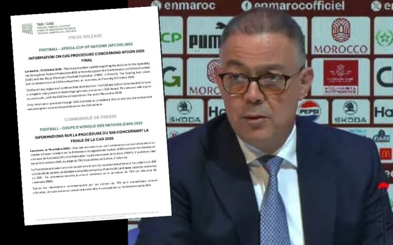 محكمة “التاس” تكبح فرحة المغرب بالكأس المختطفة